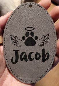 Leatherette Ornament