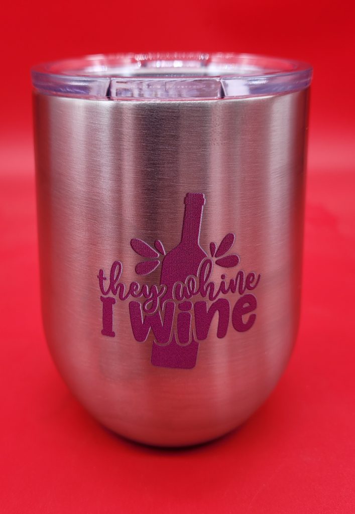 UV Printed Wine Tumbler (12 oz)