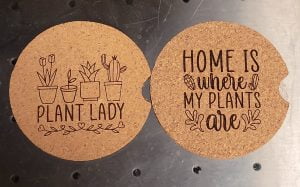 Cork Car Coaster 2 1/2"