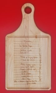 Maple Cutting Board with Drip Ring